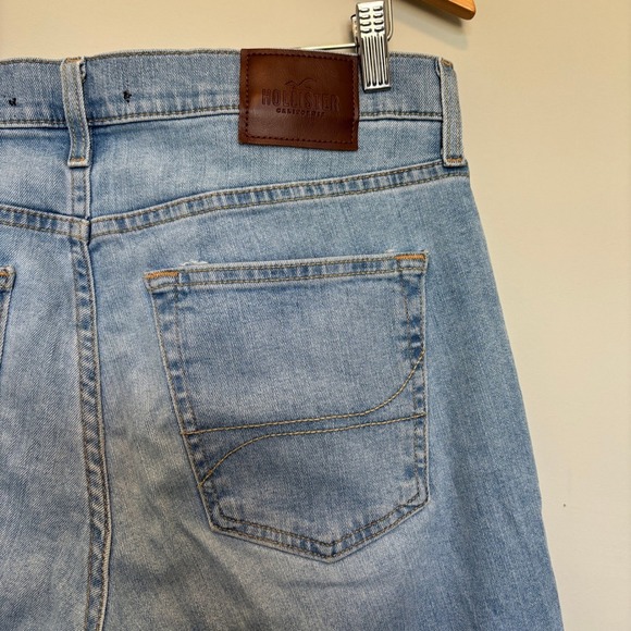 Hollister Men's Size 32 Jeans Skinny Epic Flex Essential Denim Light Wash School - Picture 8 of 10